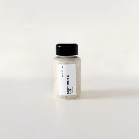 Bottle of Chamilia & Milk on a white background