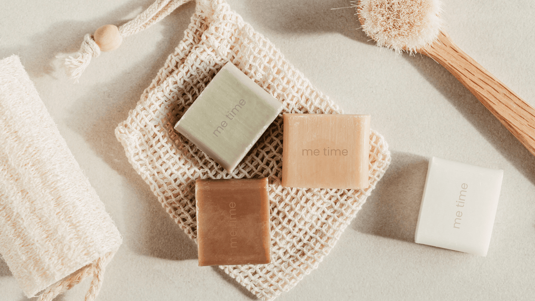 Handcrafted natural soap bars by Me Time Skincare