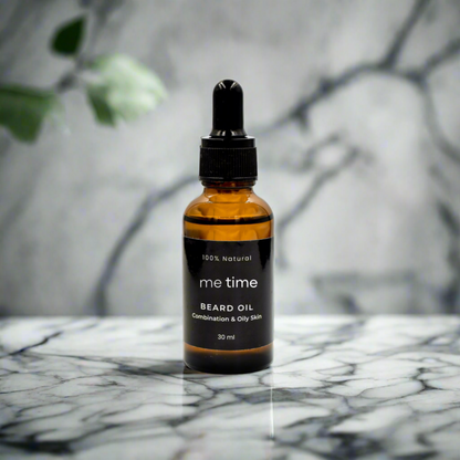 Beard oil for combination and oily skin - Nourishing and lightweight formula for balanced hydration and reduced greasiness