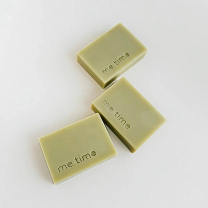 Luxury vegan soap bar with refreshing eucalyptus and cooling peppermint oils