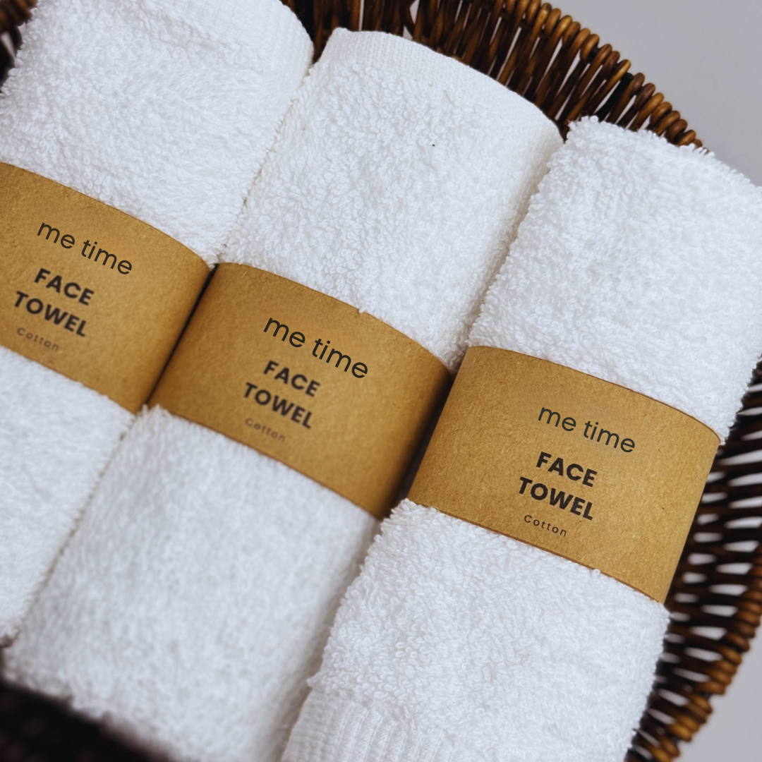 Luxury 100% Cotton Face Towel - Hotel-Grade Softness