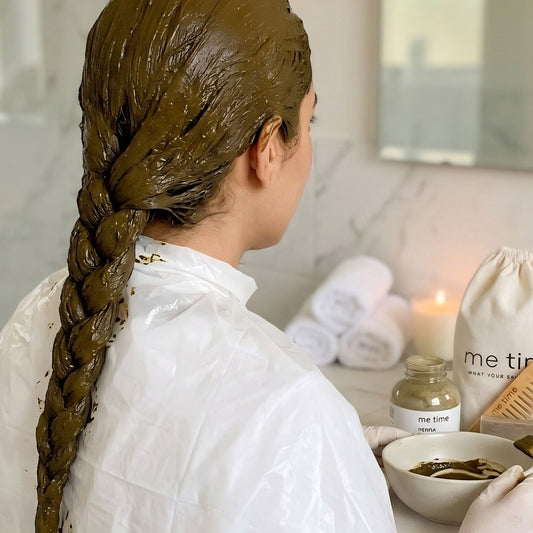 Heritage Hair Care Set, Yemeni henna and Crown Hair Oil for long-term hair care, Me Time UAE