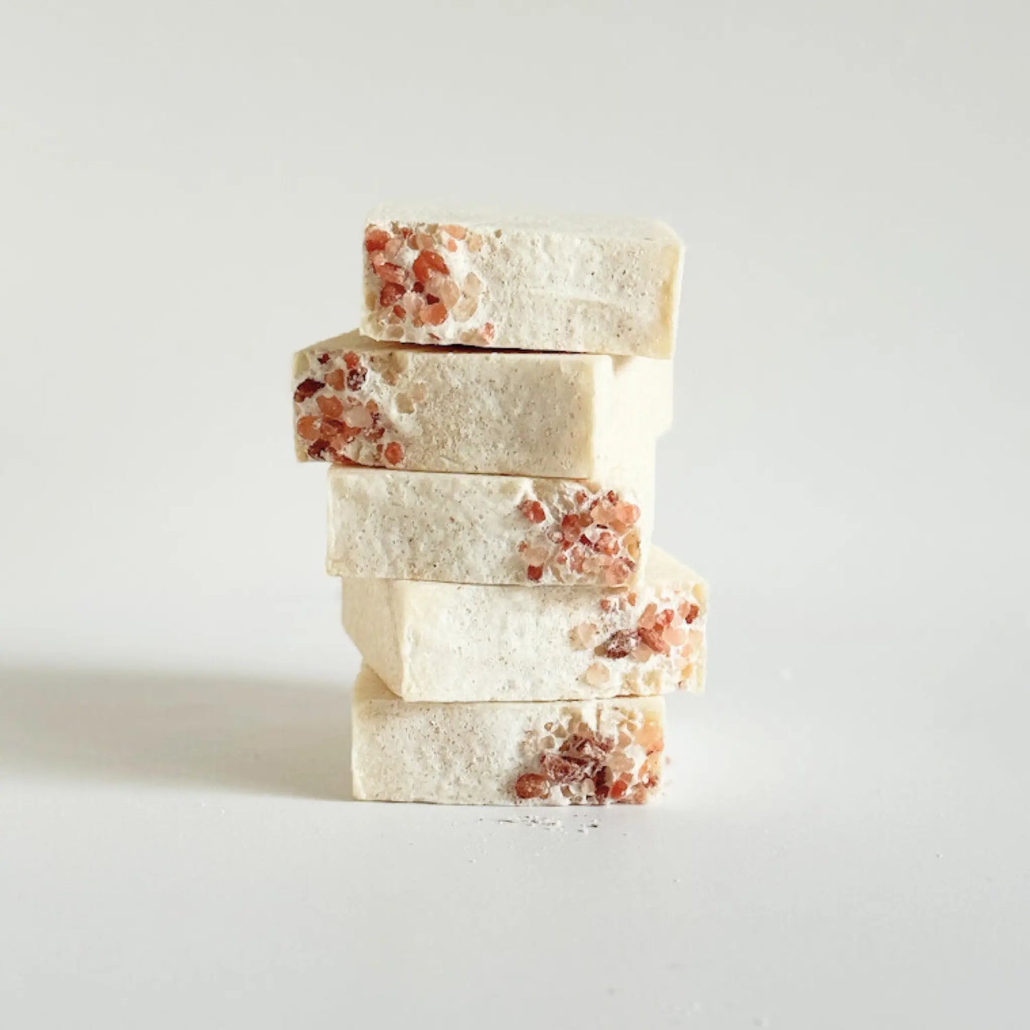 Himalayan salt natural soap handmade in UAE unscented exfoliating bar 150g