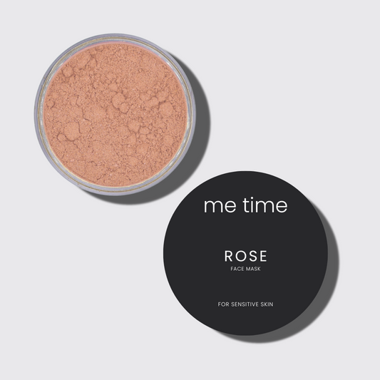 Rose Clay Detoxifying Face Mask for Sensitive Skin - Me Time Skincare