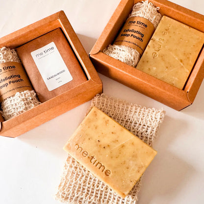 Sandalwood Soap Gift with Soap Pouch