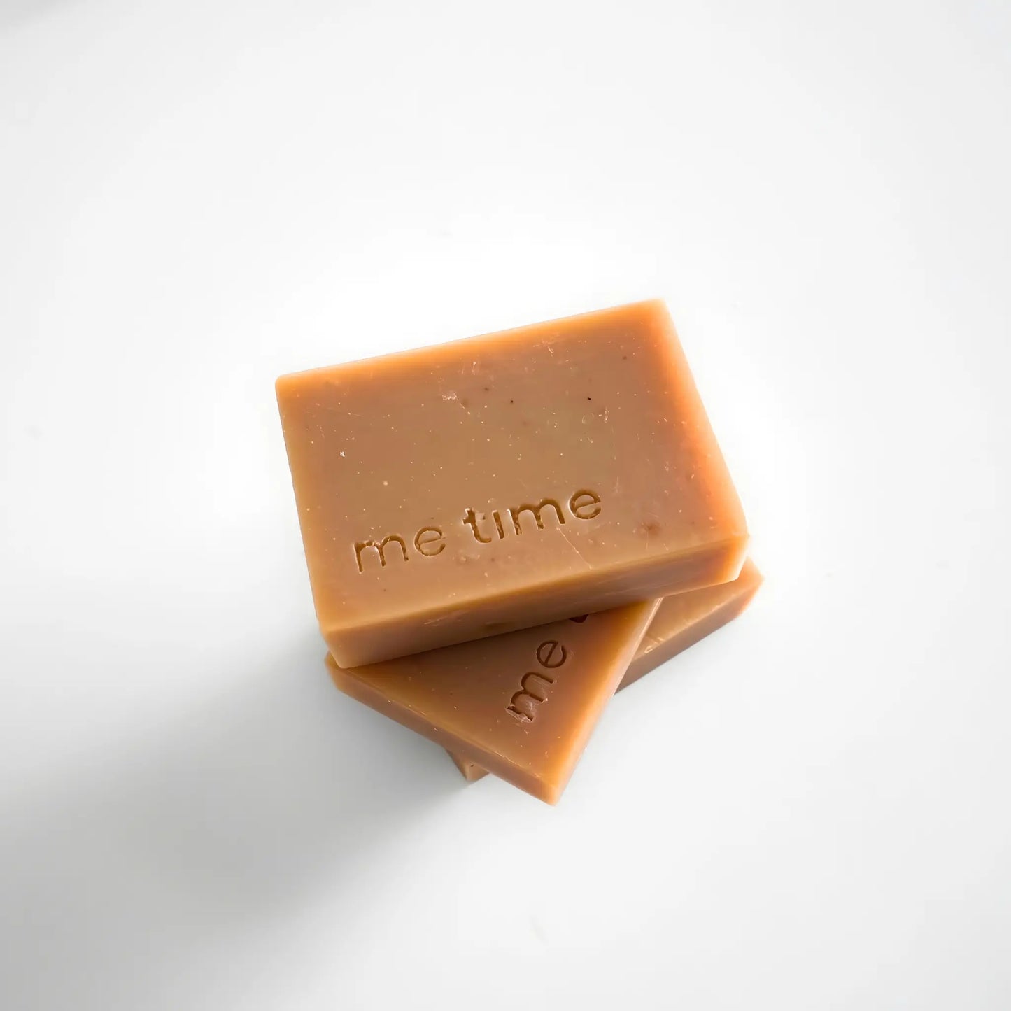 Chamomile & Vanilla Natural Soap, artisan cold-processed bar, round edges, gentle lather-ready texture